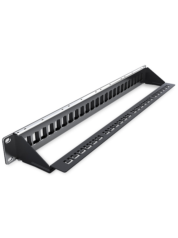 1U24口-屏蔽網(wǎng)絡(luò)空配架