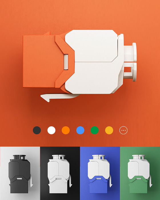 CAT6A Tool-less Keystone Jack