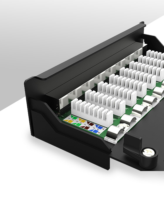 1U 8 ports Patch Panel