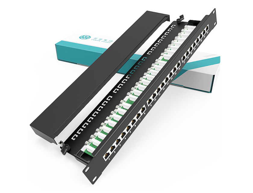 1U24口全包圍款網(wǎng)絡(luò)配線架有何不一樣特點?