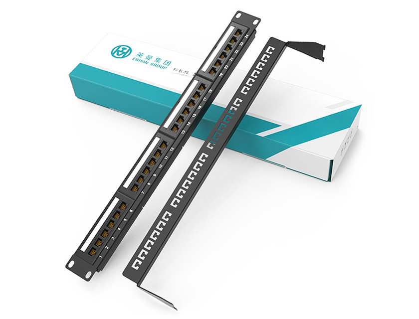 詳細介紹：24口90°-防塵網絡配線架