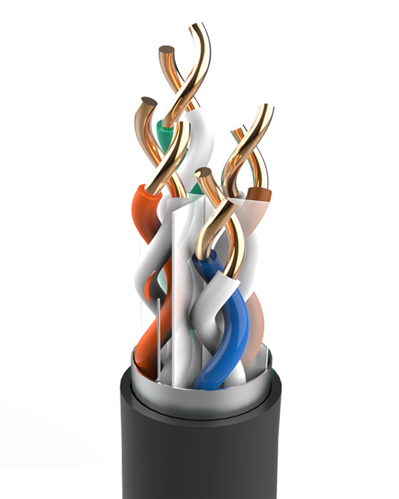 超六類-萬兆屏蔽工程網(wǎng)線