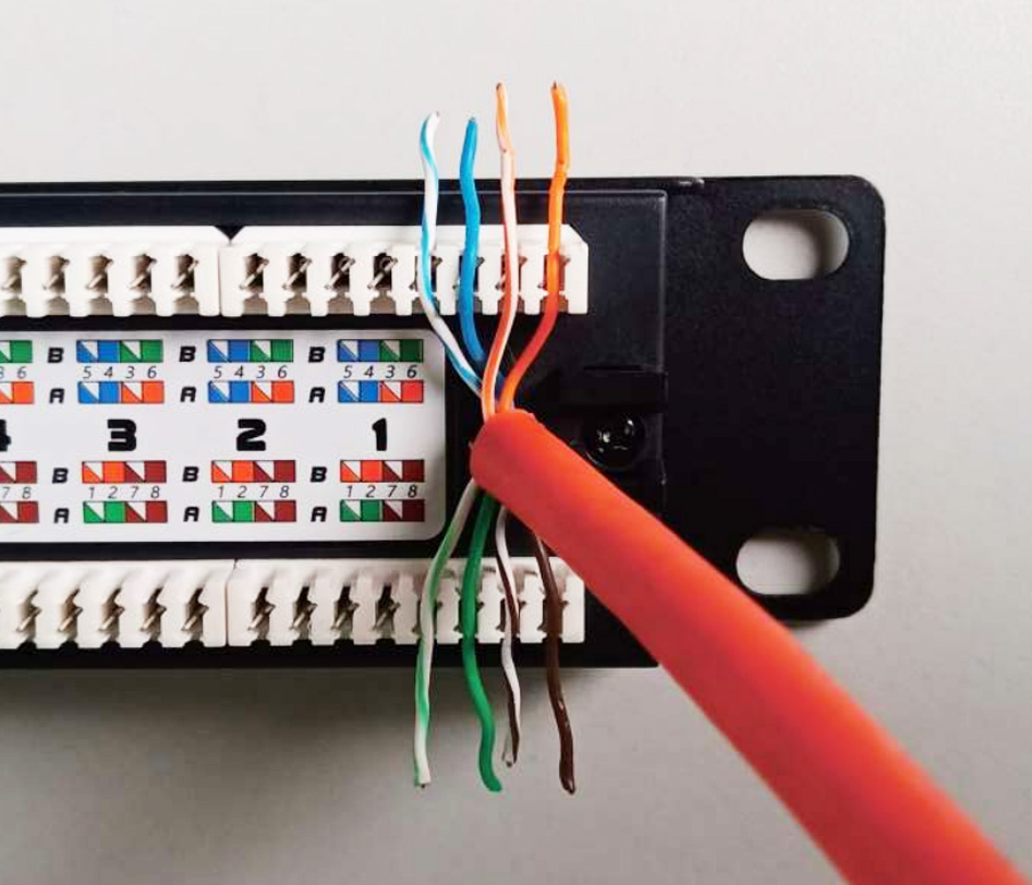 機房機柜網絡配線架的作用是什么？網絡配線架如何打線安裝？