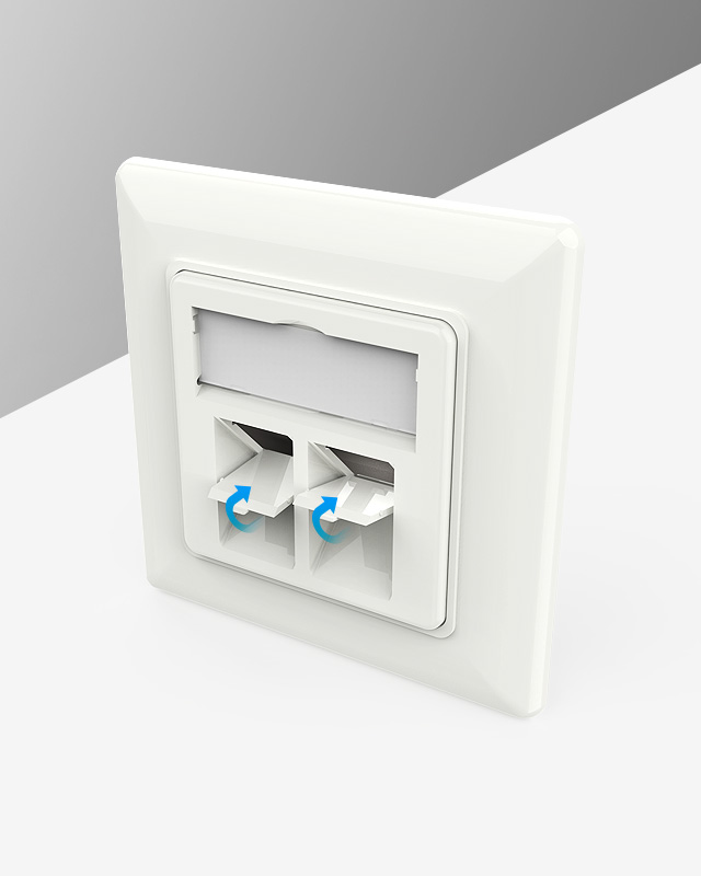 網絡面板,電腦插座