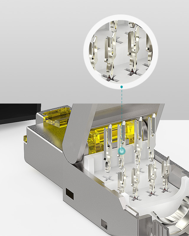 5G網絡水晶頭,高速水晶頭
